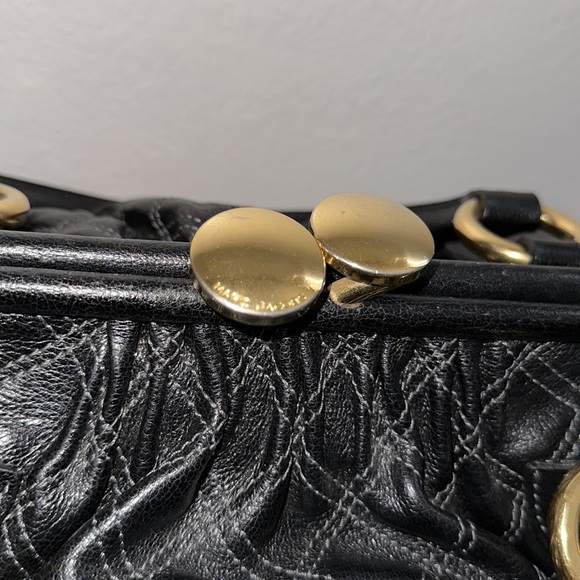 Y2K Marc Jacobs Black Quilted Stam Bag Purse - Picture 5 of 16